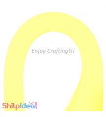 Quilling Paper Strips - Pale Yellow - 3mm